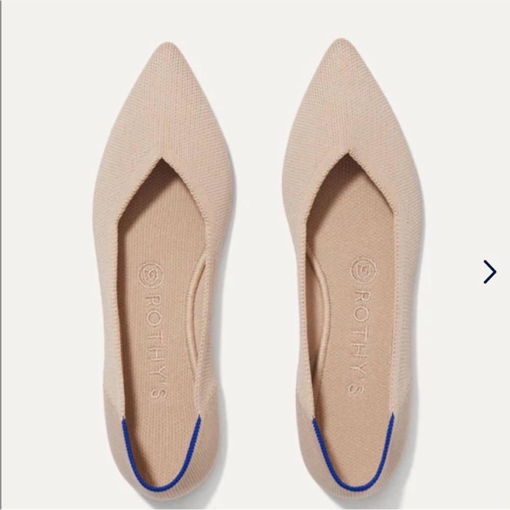 Rothy’s Ecru The Point Size 12